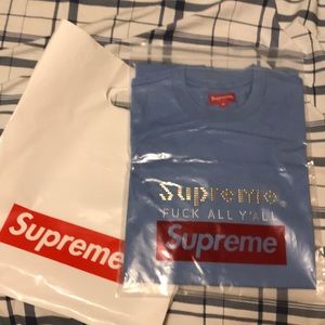 supreme colonial blue tee
